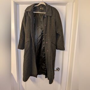 Pendleton Charcoal Wool Trench Coat